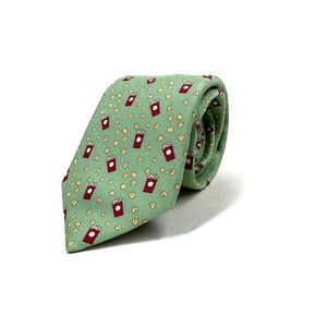 Vineyard Vines Custom Collection Scottish Rite Green Popcorn Silk Necktie